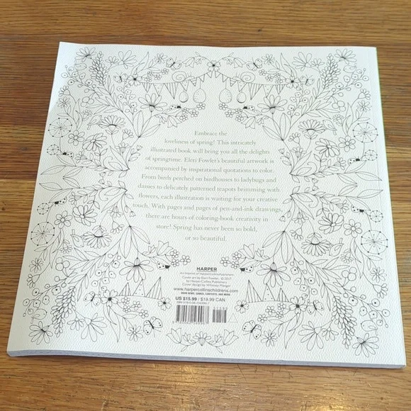 Springtime Coloring Book - Picture 2 of 7